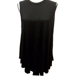 NEW LANE BRYANT SLEEVELESS TUNIC BLACK SZ 18/20